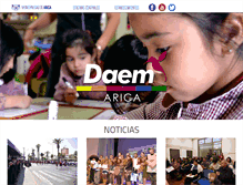 Tablet Screenshot of daem-arica.cl